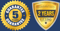 5 year manufacturer's warranty and 2 year fitting guarantee on all doors installed.